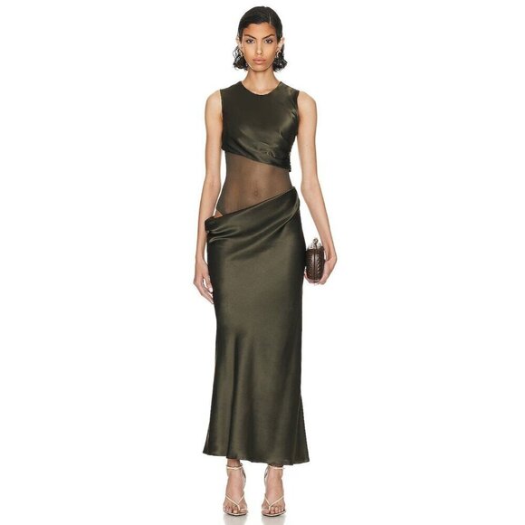 Christopher Esber Olive Maxi Dress - Picture 2 of 16